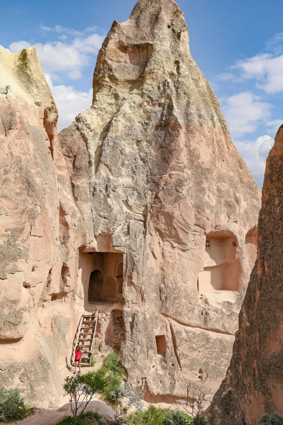 Views of cave church from the Rose Valley Hike.