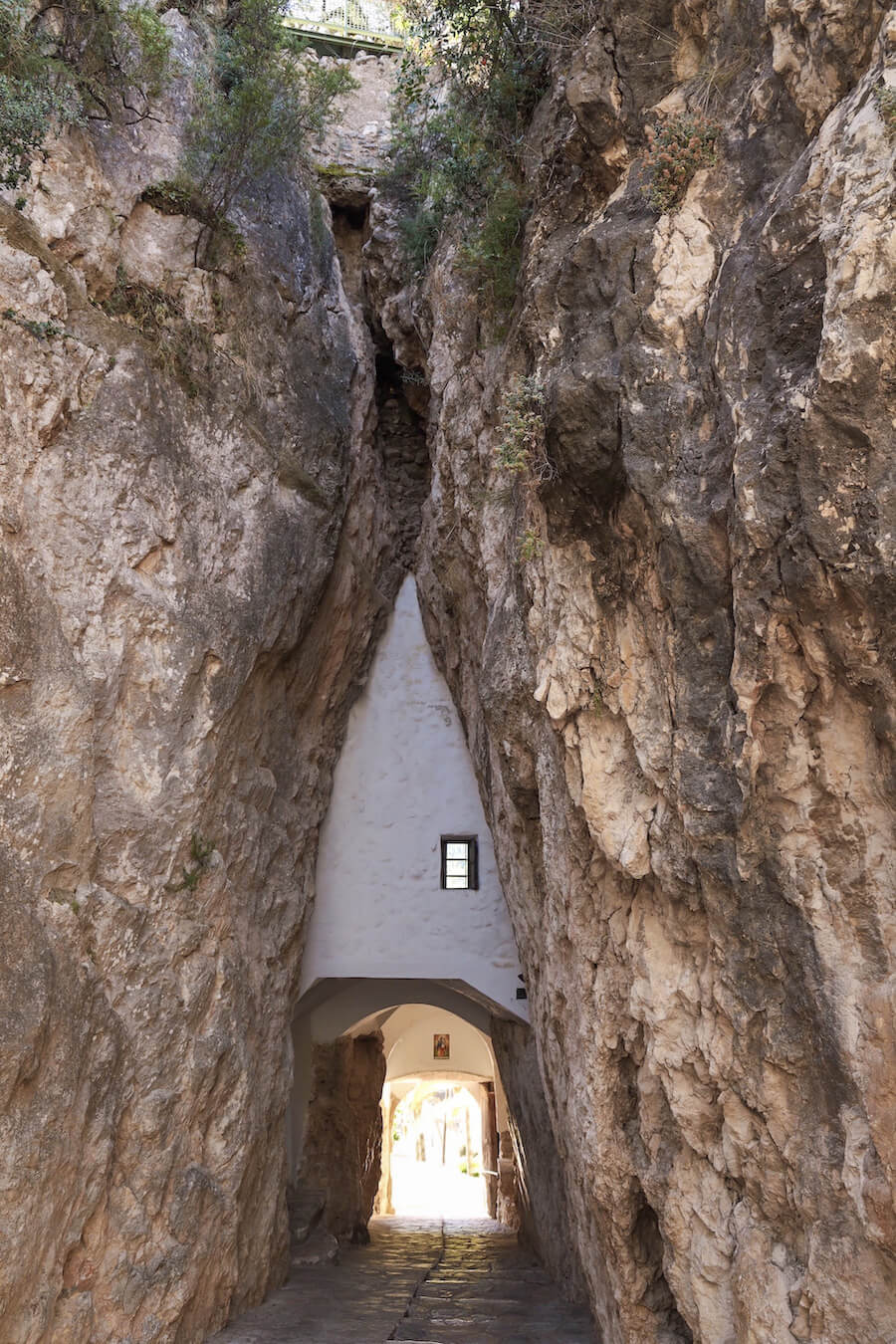 The entrance to the mountain village of Guadalest in Costa Blanca