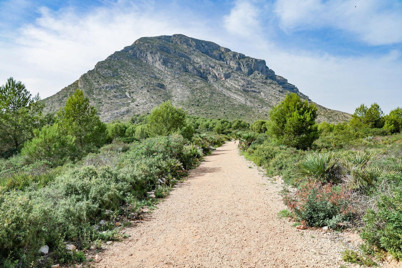 The mountain and icon Montgo Massif in Javea / Xabia Spain - this is one of the best things to do in Javea.