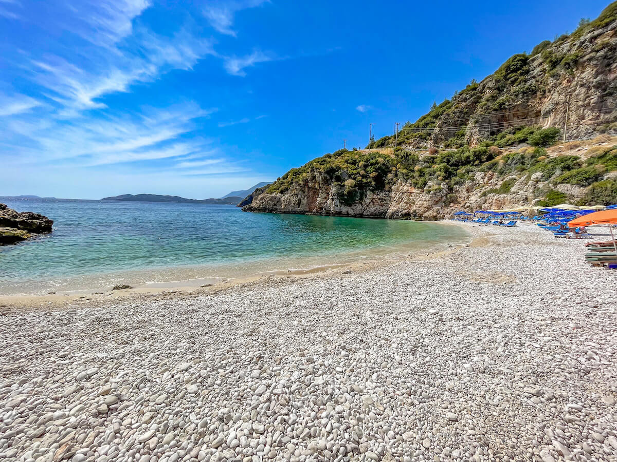 The beautiful Big Pebble Beach in Kas.