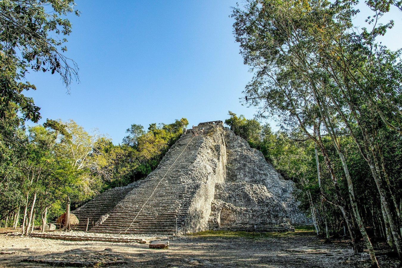 The Coba Ruins in between Tulum and Valladolid
