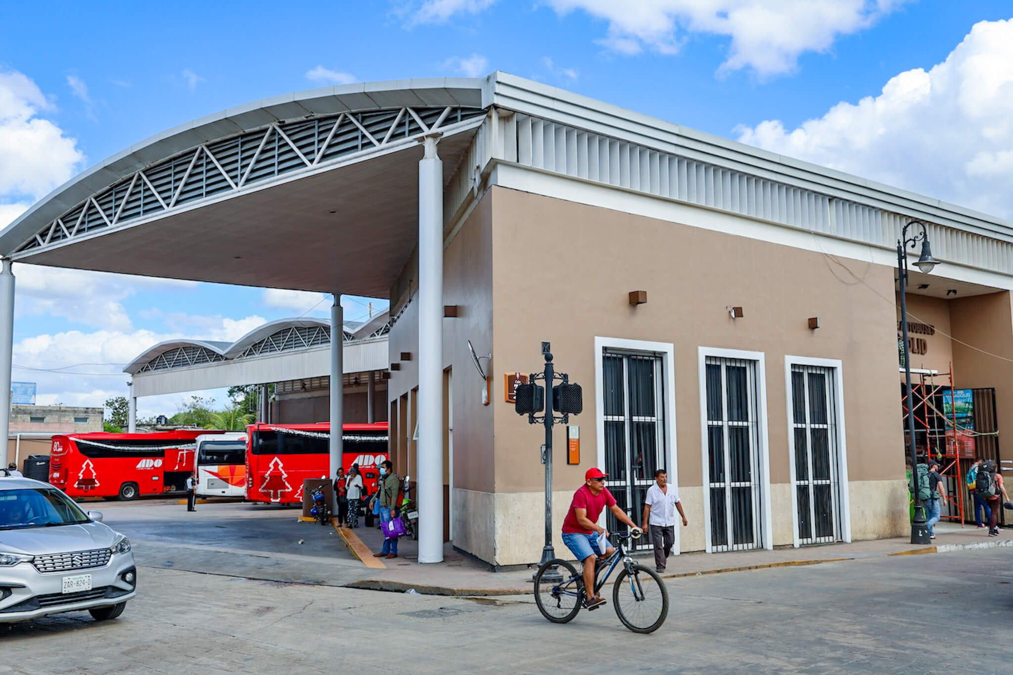 The ADO bus terminal in Valladolid