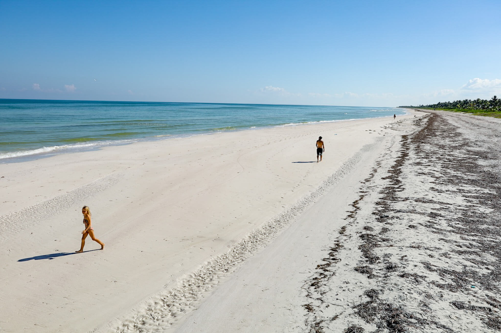 The beautiful quiet beach of El Cuyo - a possible place to visit from Valladolid