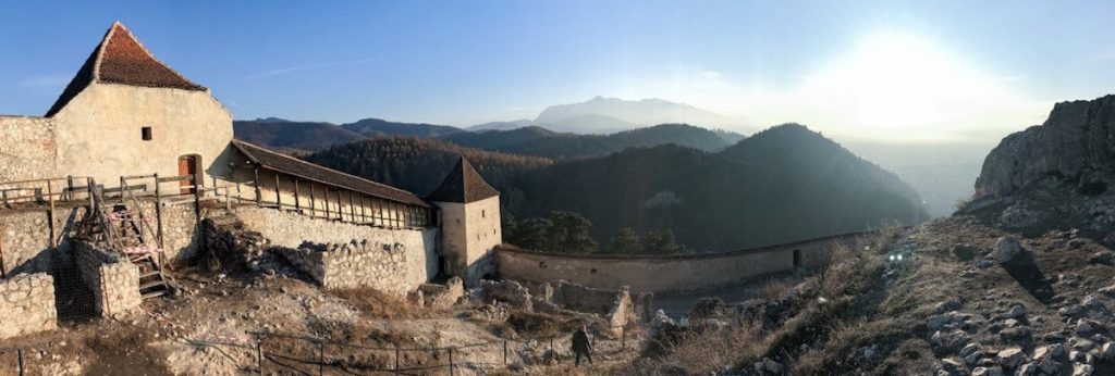 View from Rasnov fortress, Transylvania
