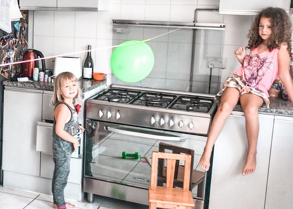 discovering how to make a balloon rocket