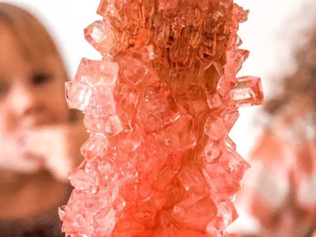 sugar crystal stick