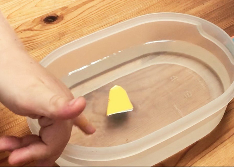 preschool experiments, the jet boat