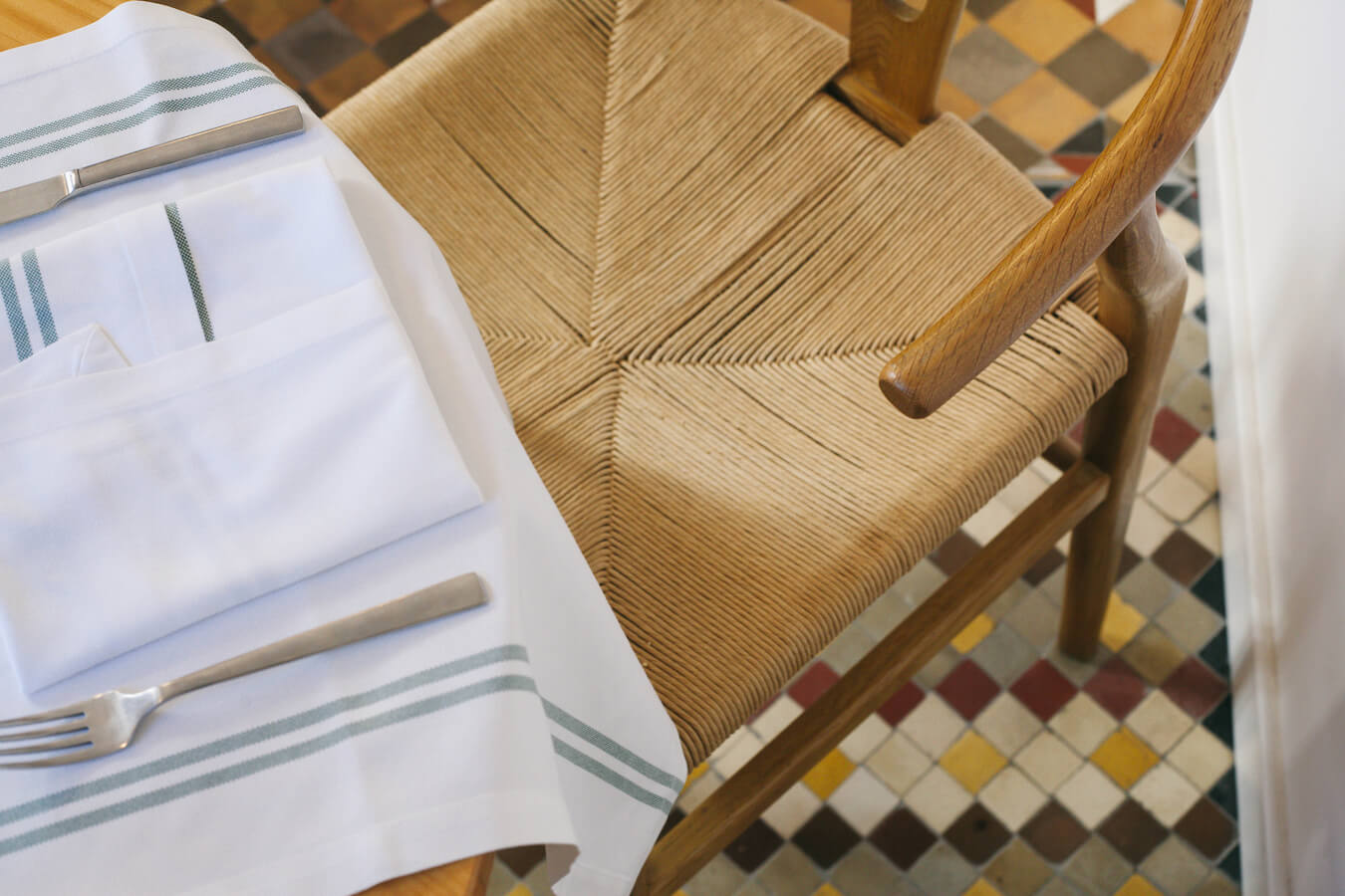 Table setting at Restaurant Volta i Volta in Javea / Xabia