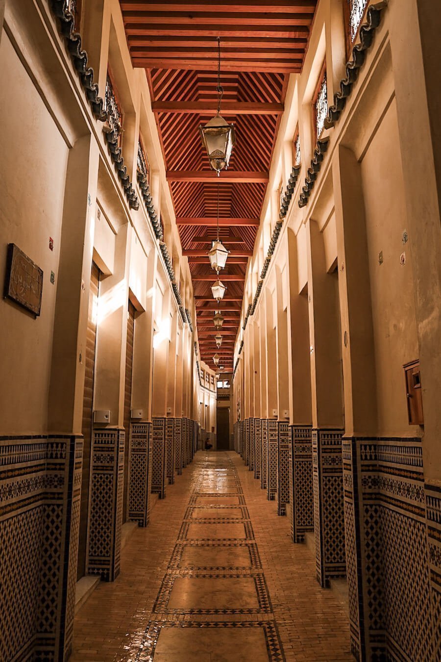 Walking early in the morning through the Attarine Market