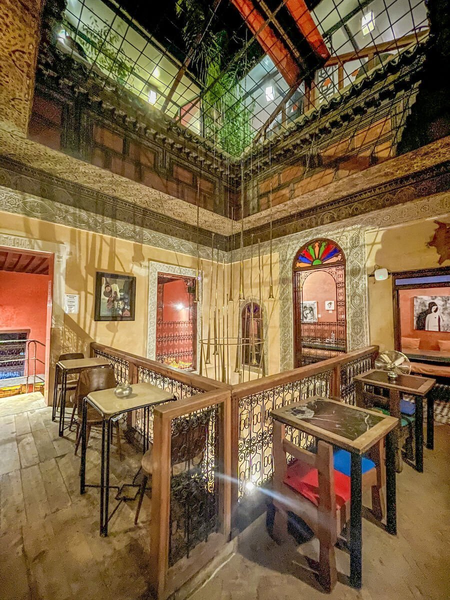Clock Cafe riad in Morocco