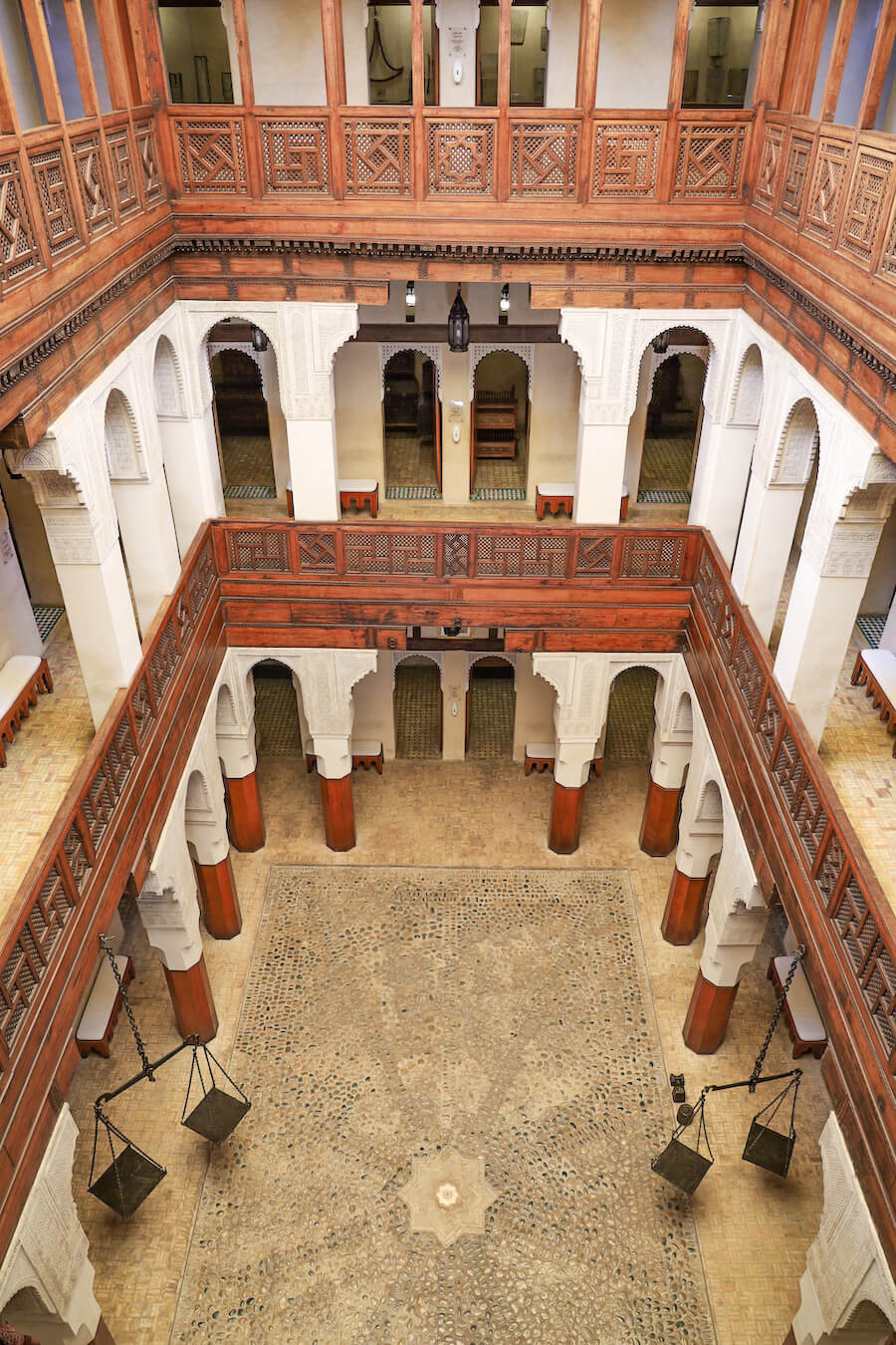 A Moroccan fondouk and riad