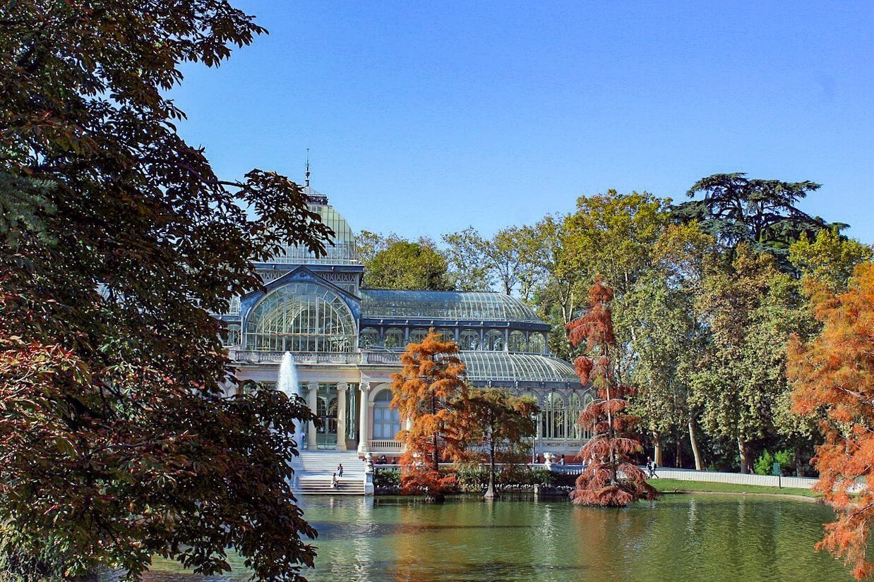 The Glass Palace of El Retiro Park
