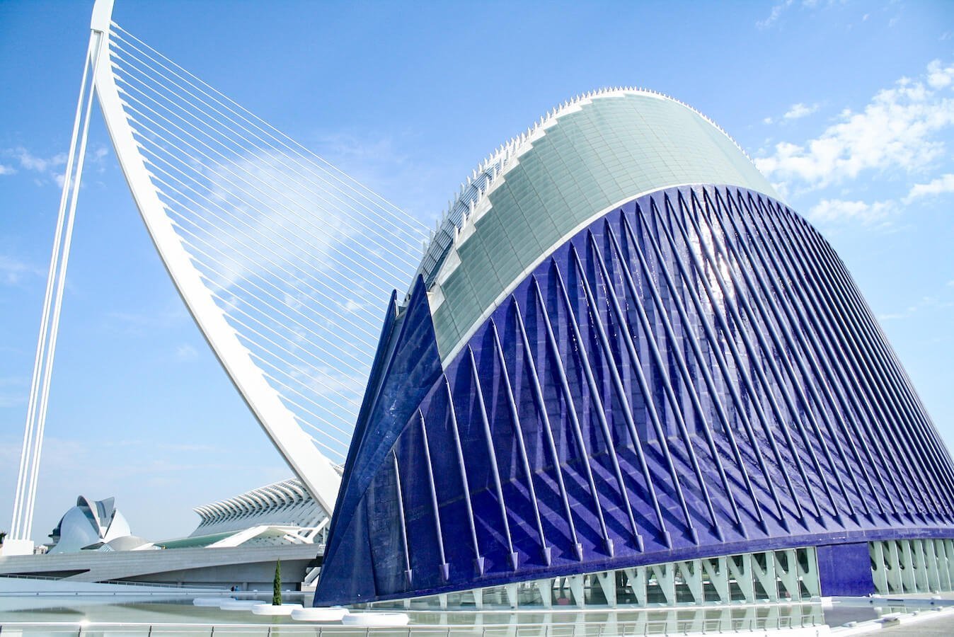 The incredible modern architecture in Valencia - one of the best vacation spots and places to visit in Spain.