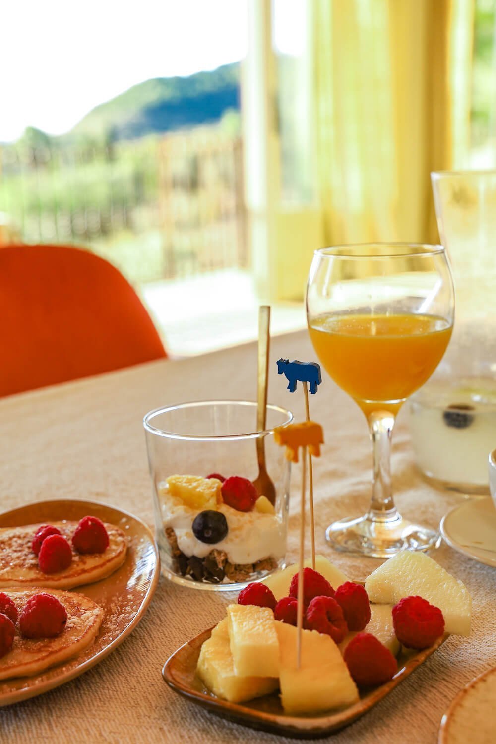 The delicious breakfast served at Villa Riu Blanc Boutique Hotel in Costa Blanca in Spain