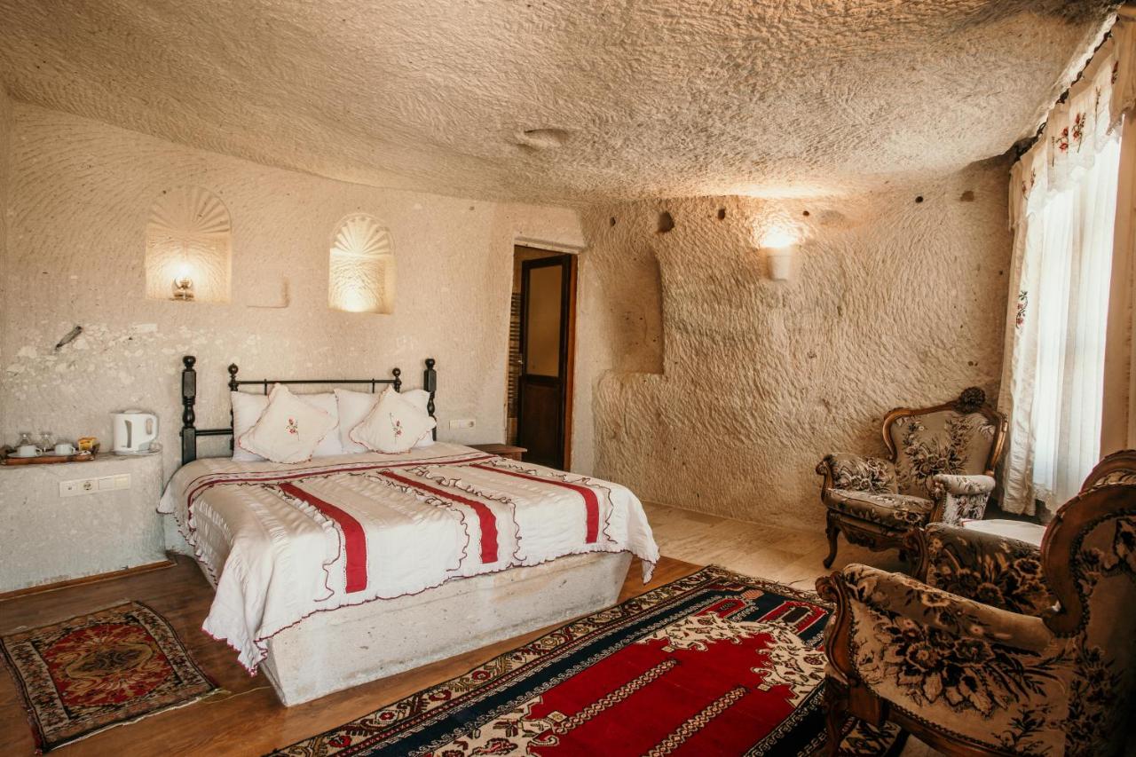 An authentic cave room at the Village Cave House Hotel in Cappadocia