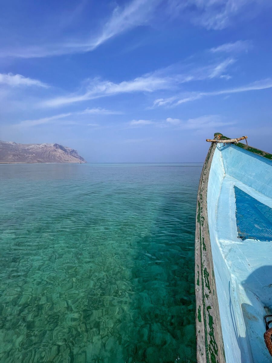 Shoab beach can only be reached by dhow boat, and this is one of the most popular beaches to visit in Socotra.