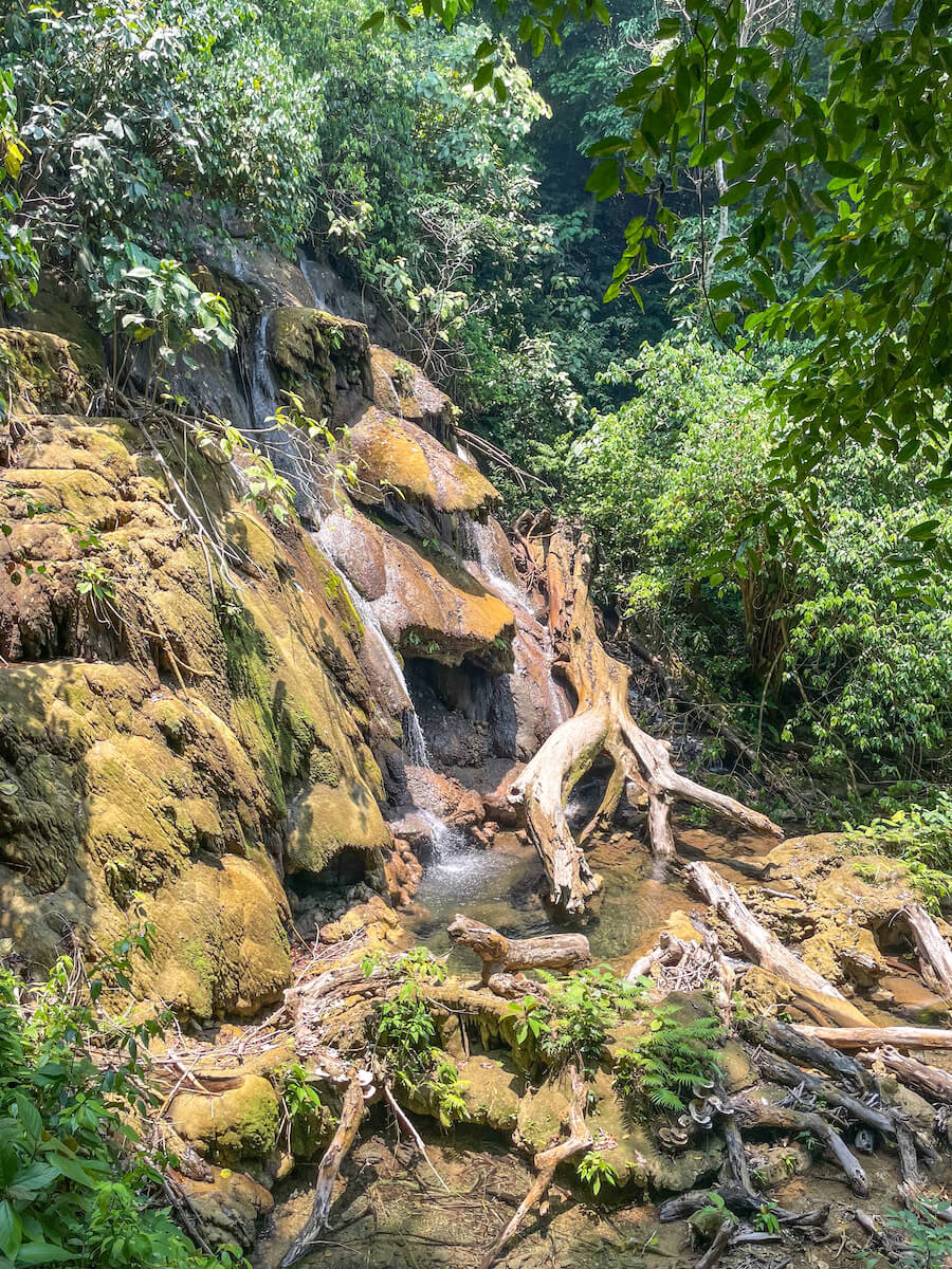 The Cascades at Palenque ruins.