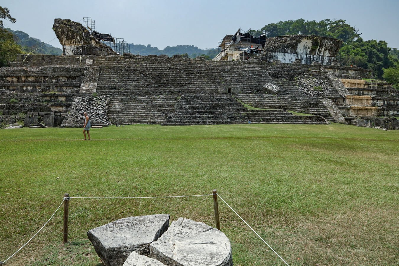 Northern face of the Palace in Palenque.