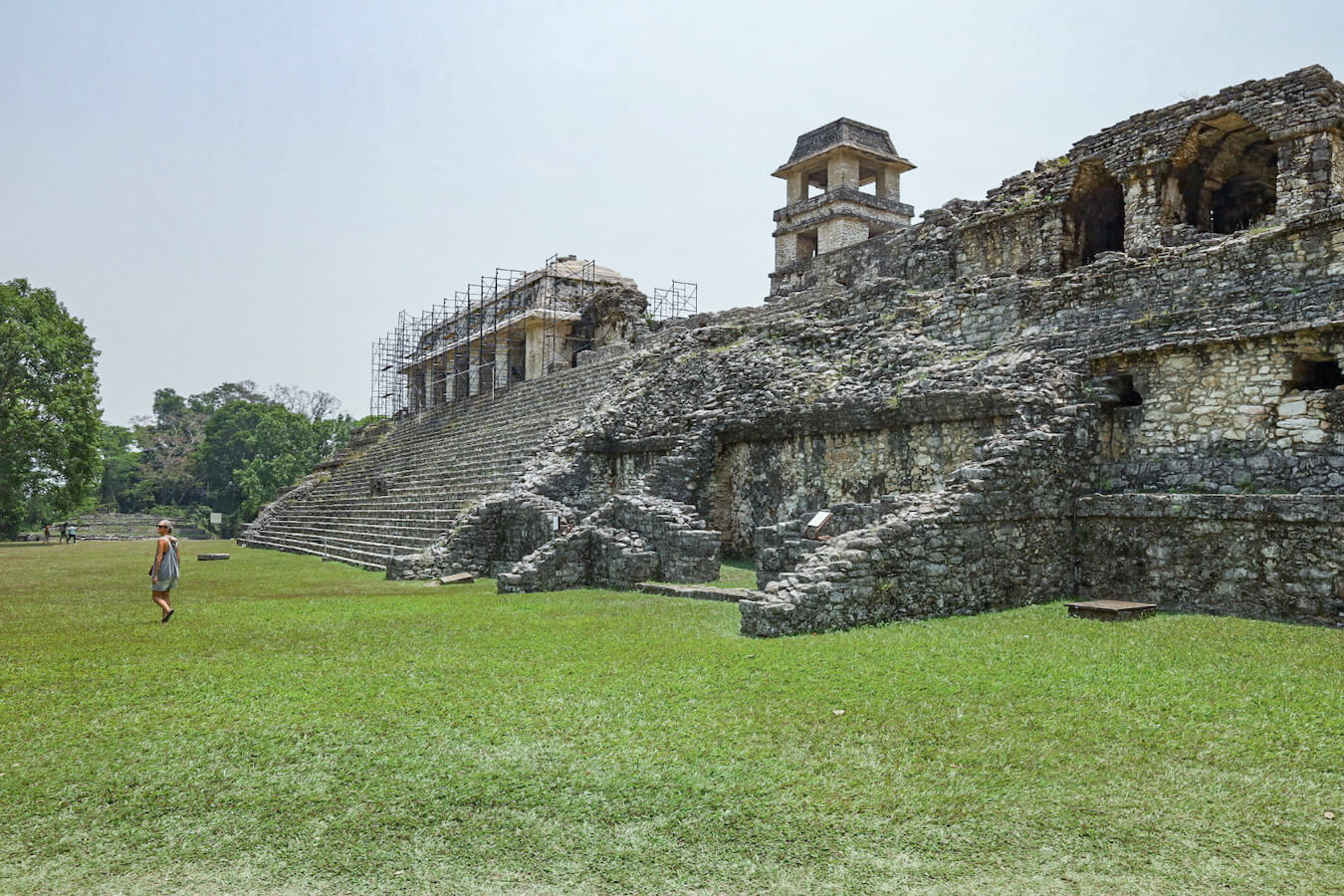 Western side of the Palace in Palanque.