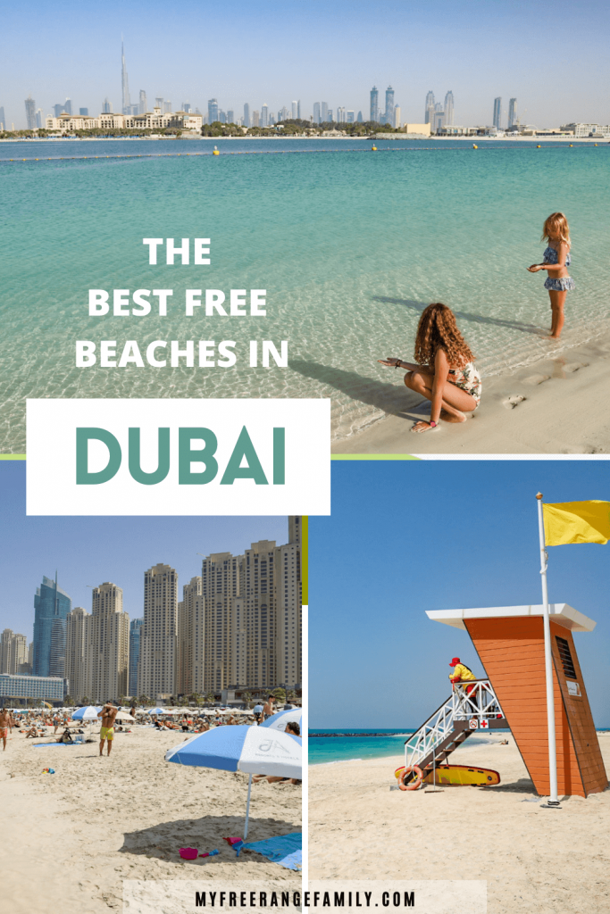 Dubai beaches pin for pinterest