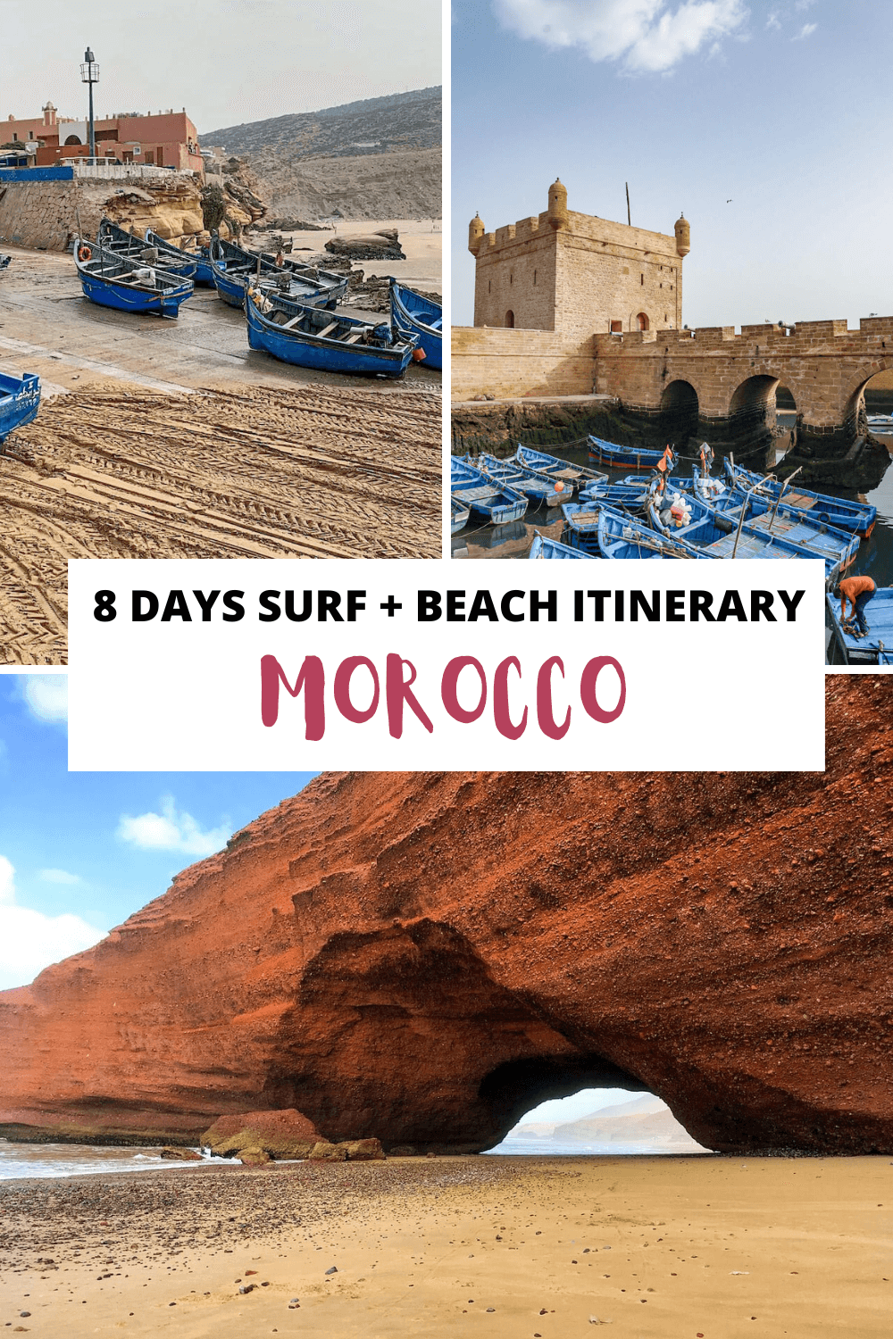 Image for saving an 8 days surf and beach itinerary for Morocco