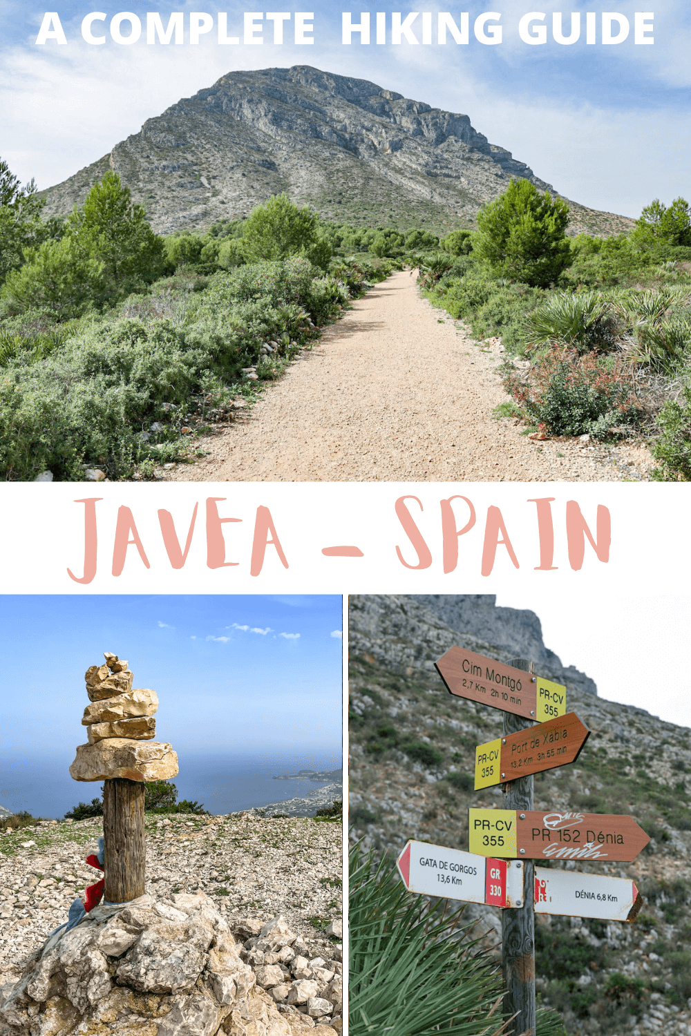 A hiking guide for Costa Blanca, Spain