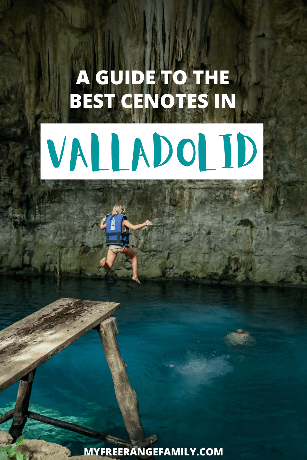 Pinterest image for readers to save - A guide to the best cenotes in Valladolid.