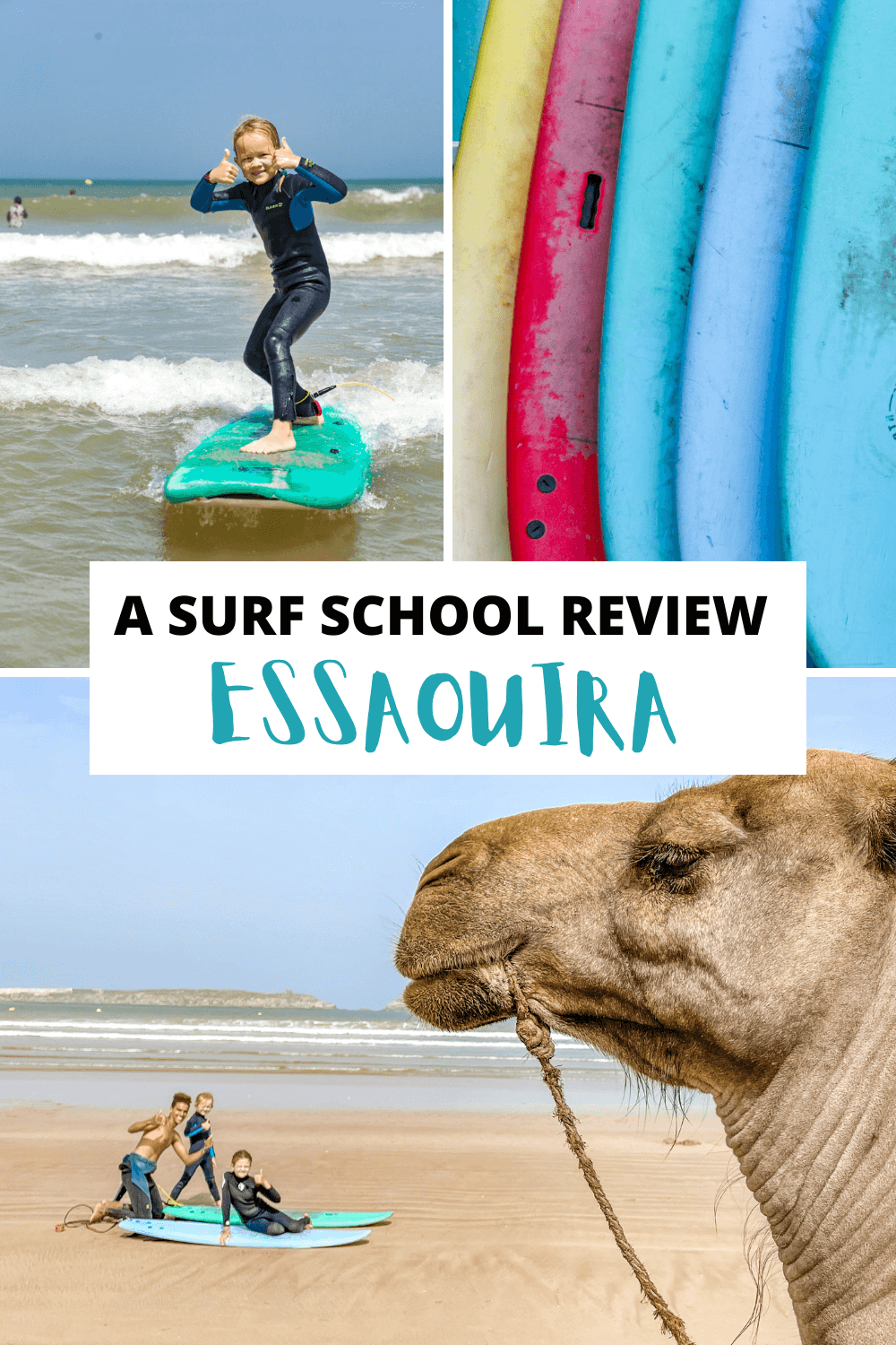 Learning to surf in Essaouira Morocco - a pin to save for later.