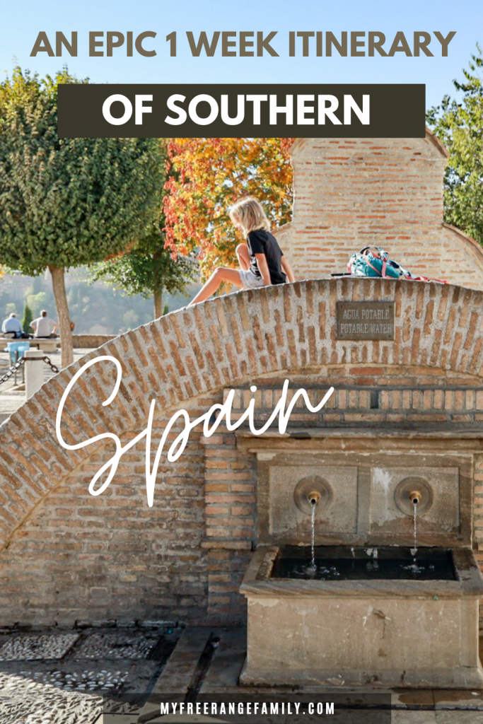 1 Week Itinerary Southern Spain pin