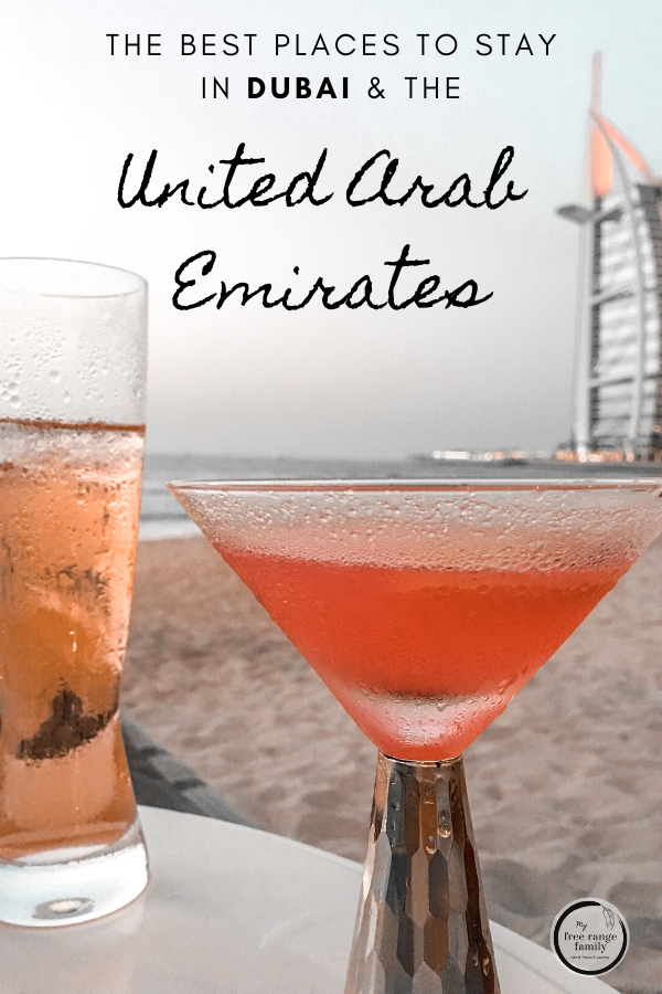 The best places to stay in Dubai and the United Arab Emirates.  Beach views of the Burj al Arab.