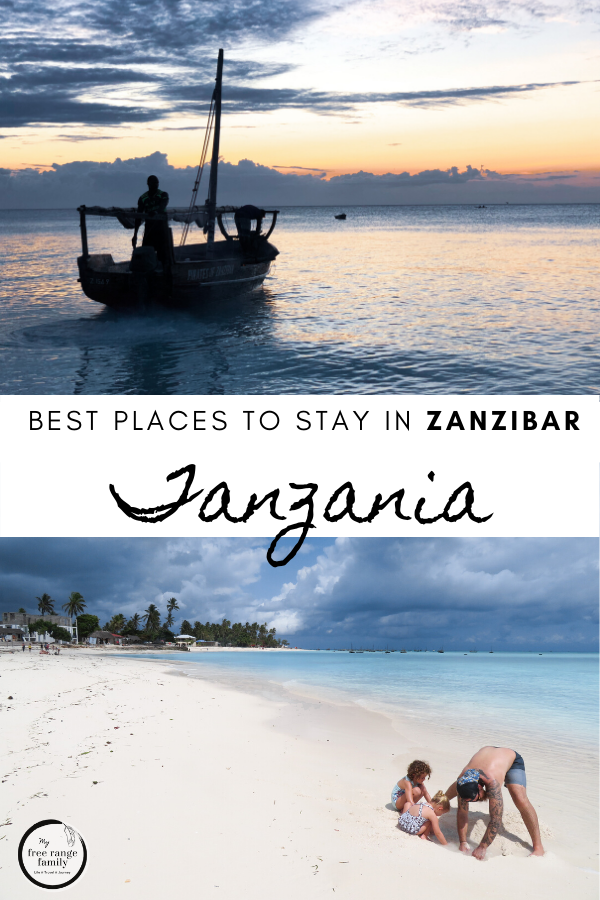 Best place to stay in Zanzibar, Tanzania.  Accomodation recommendations of where to stay and the best options for this beach holiday to Africa.