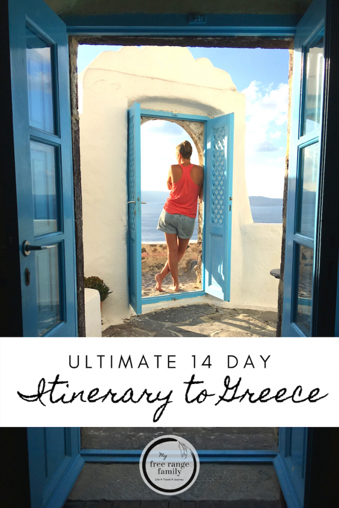 14 days itinerary greece