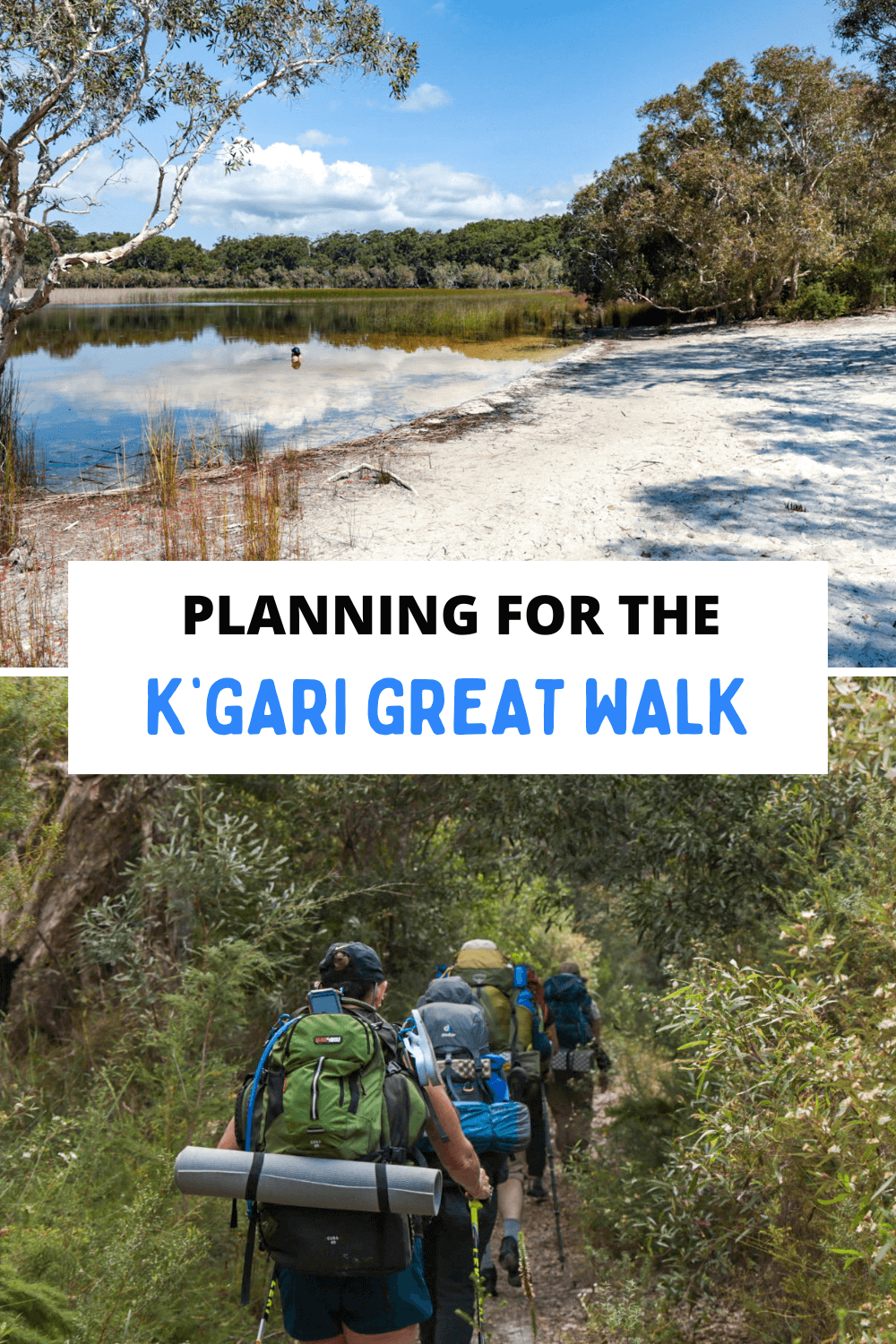 Image for readers to save on planning for the K'gari (Fraser Island) Great Walk
