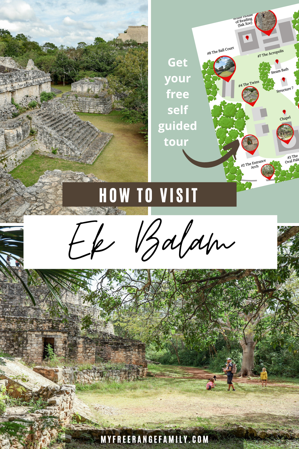 Images to save for a self-guided tour of Ek' Balam