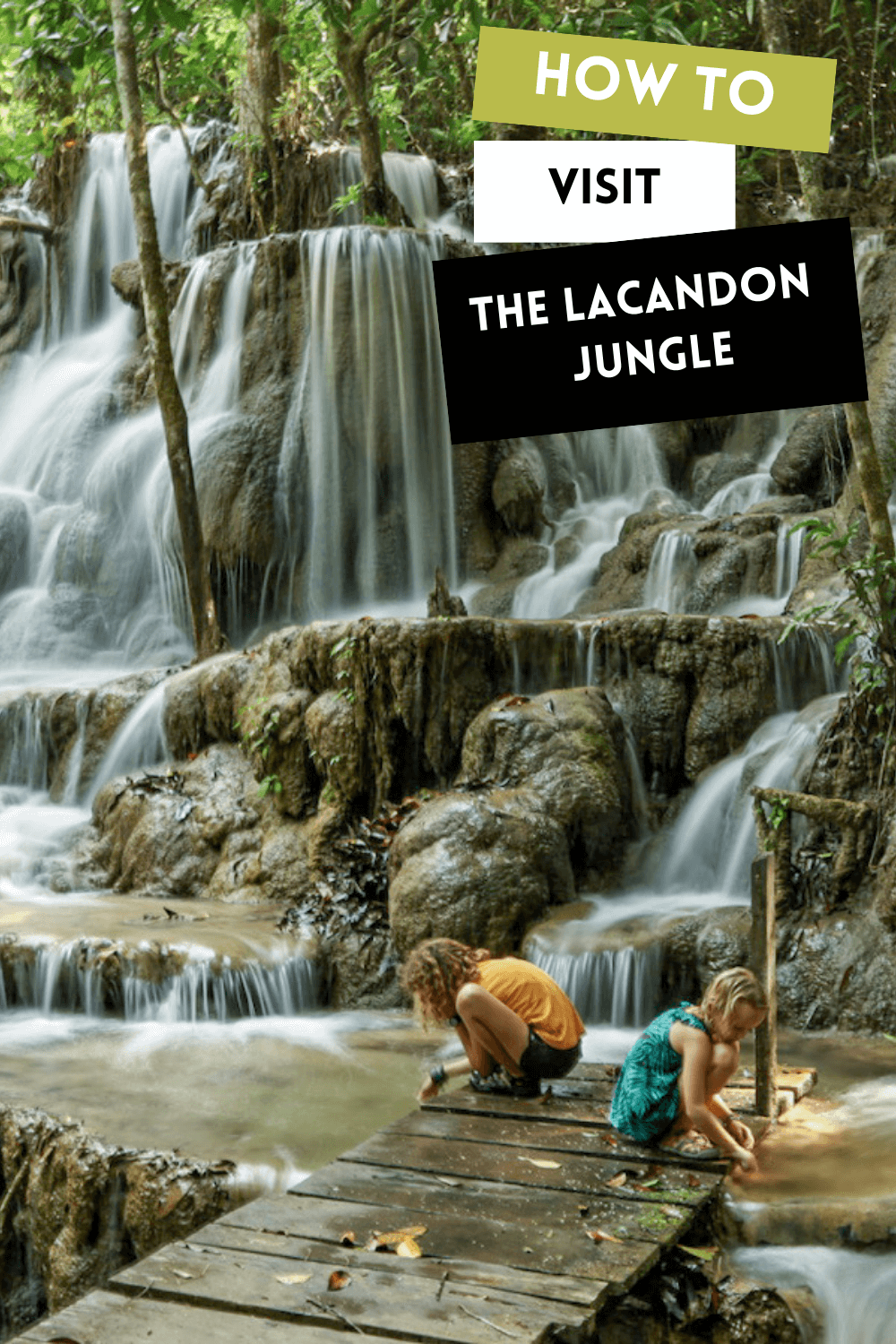 Pinterest image to encourage readers to save this pin on how to visit the Lacandon Jungle.